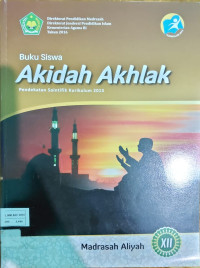 Image of Akidah Akhlak kelas XII