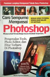 Image of CARA SEMPURNA MENGUASAI PHOTOSHOP