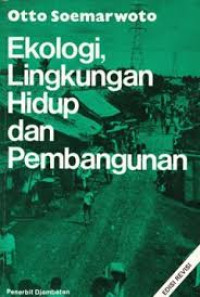 Image of EKOLOGI, LINGKUNGAN HIDUP DAN PEMBANGUNAN